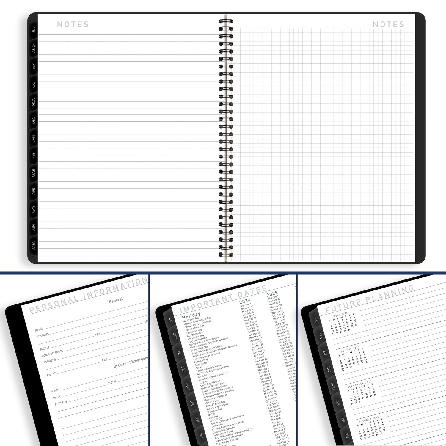 AT-A-GLANCE 2024-2025 Academic Planner - Weekly & Monthly Calendar, 8.25
