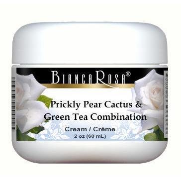 Organic Prickly Pear Cactus & Green Tea Anti-Aging Face Cream (2oz) - 3 Pack Set for Dry Skin, Wrinkles & Dark Spots | Day & Night Moisturizer for Women & Men