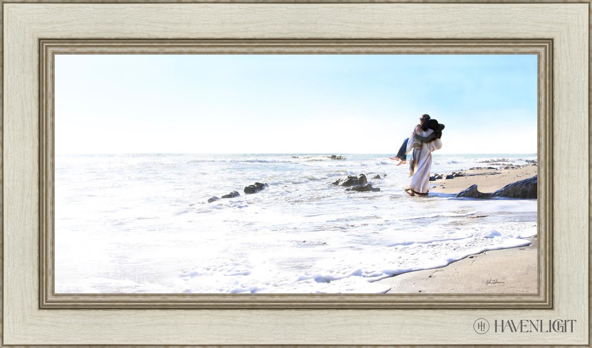Footprints By Helen Thomas Robson - Handcrafted Home Decor & Wall Art for Living Room, Bedroom, Office | Unique Gift Idea for Housewarming, Wedding, Birthday