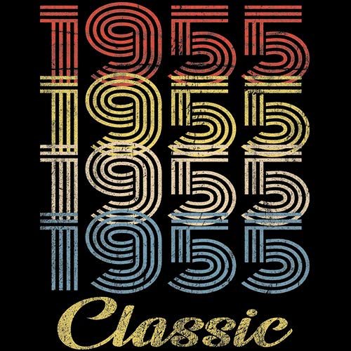 70th Birthday Gift for Women - Vintage 1955 Retro Style Birthday T-Shirt - Perfect 70th Birthday Party Outfit & Grandma Gift Idea