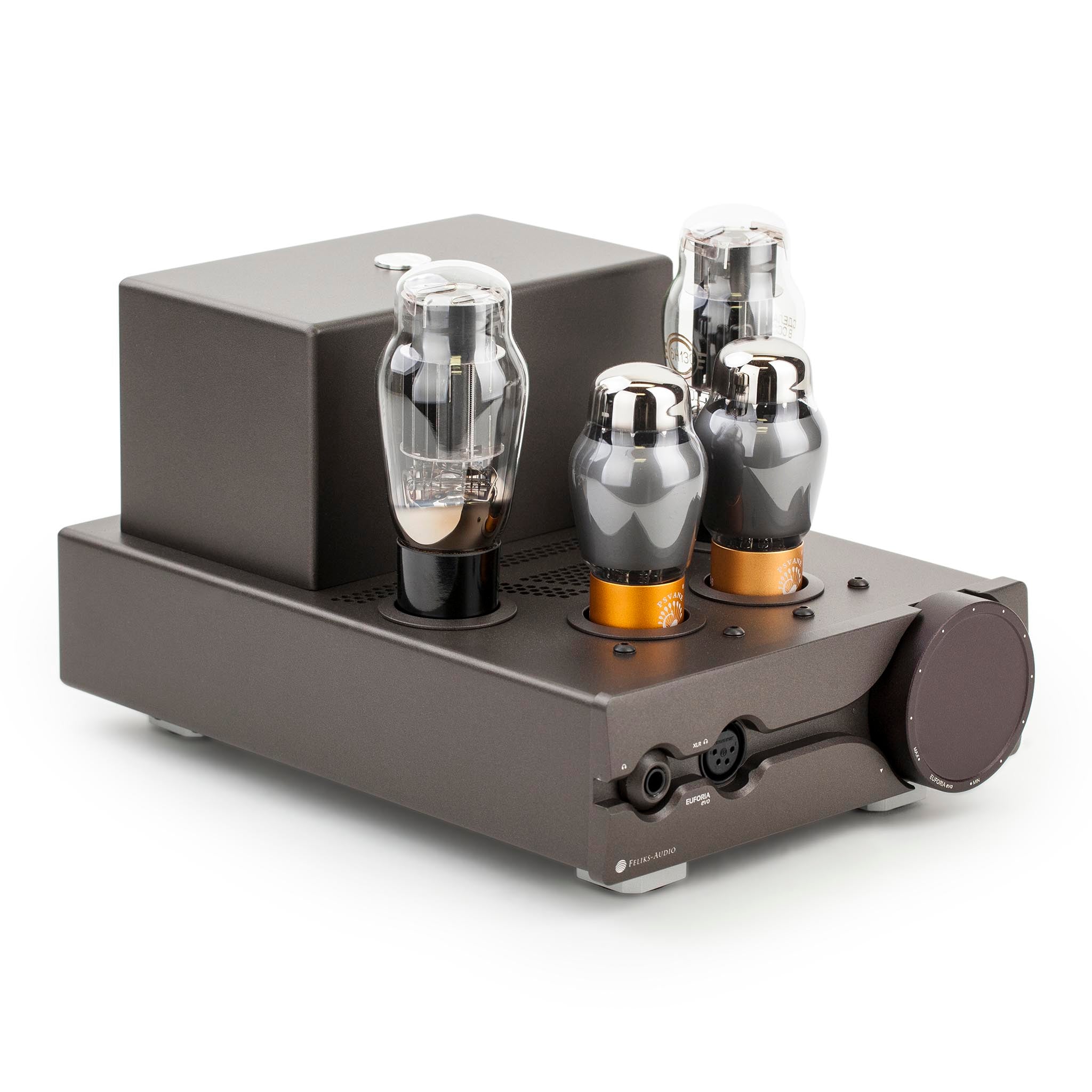 Feliks Audio Euforia EVO Tube Headphone Amplifier - High-End Audiophile Open-Back Headphone Amp for Vinyl & Digital Music Listening at Home