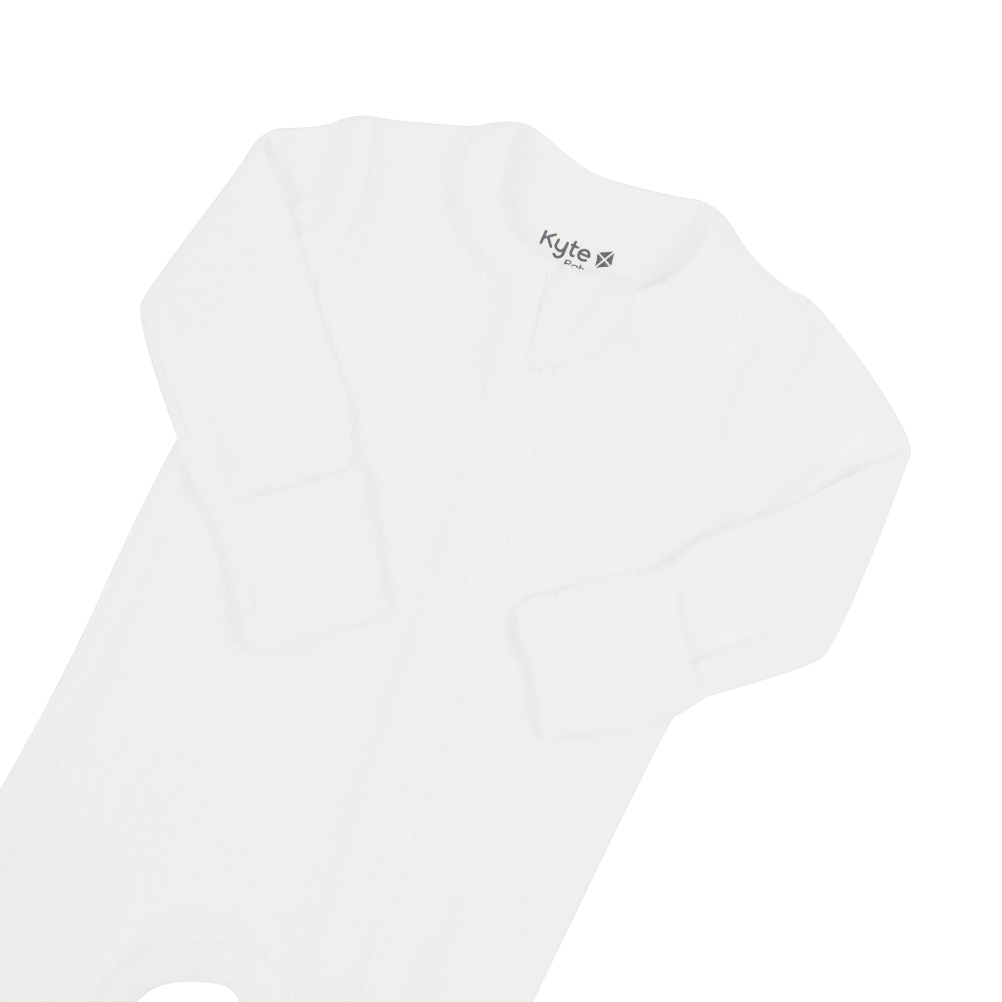 Soft Ribbed Zipper Footie Pajamas for Baby - Cozy Cloud Print One-Piece Sleepwear | Perfect for Nursery, Bedtime & Winter Comfort