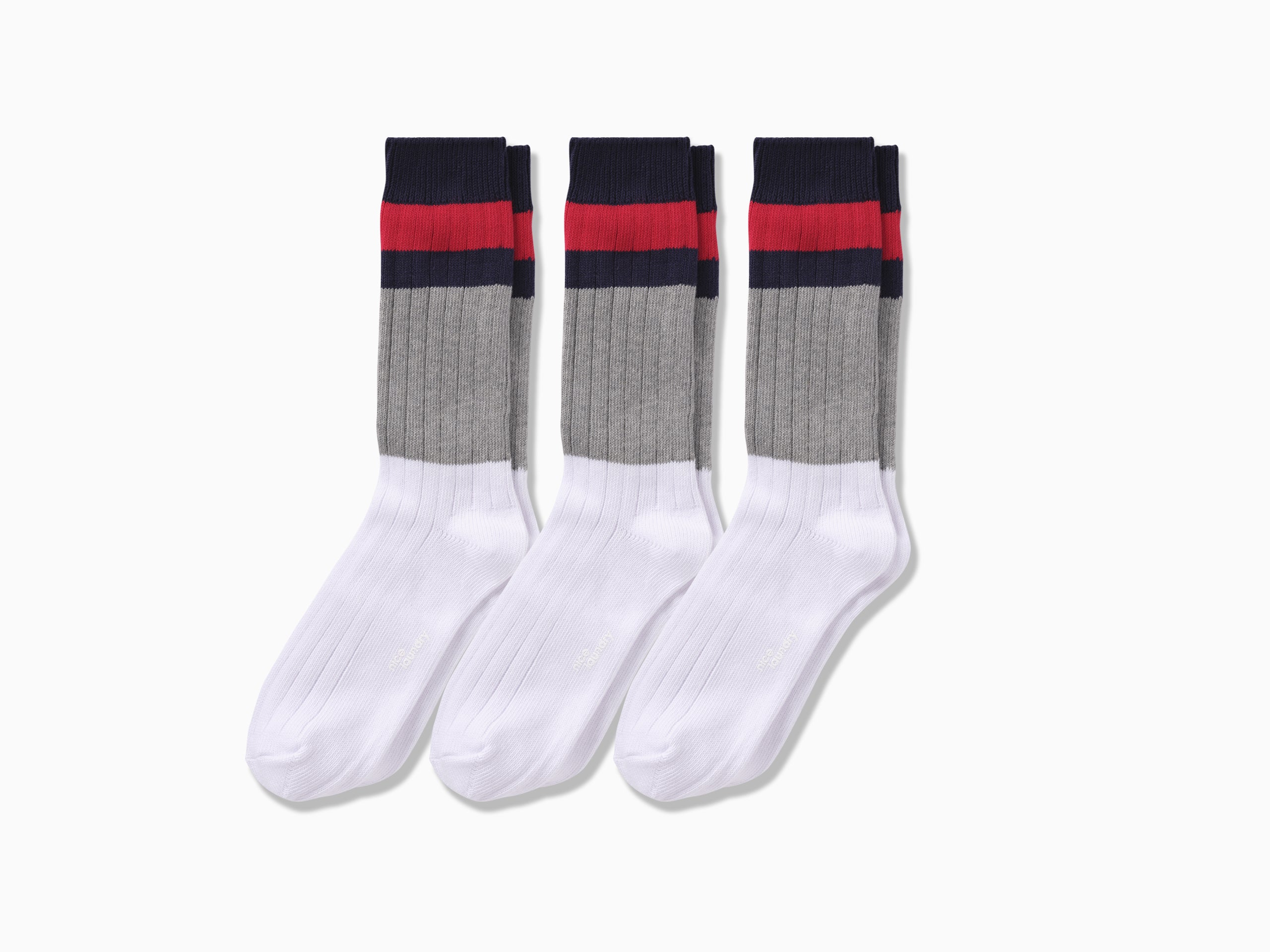 Chunky Knit Crew Socks 3-Pack - Soft Warm Winter Socks for Women & Men - Cozy Home, Office & Outdoor Wear