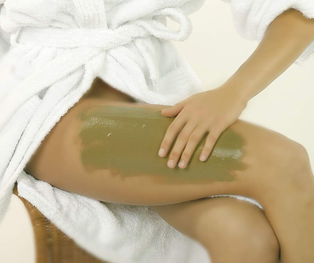 Guam Anti-Cellulite Infrared Body Wrap – Hot Seaweed Slimming Treatment with FIR Technology & Black Tourmaline | Professional Cellulite Reduction & Skin Tightening Body Mud (2.2LB) for Spa, Home Use & Postpartum Recovery