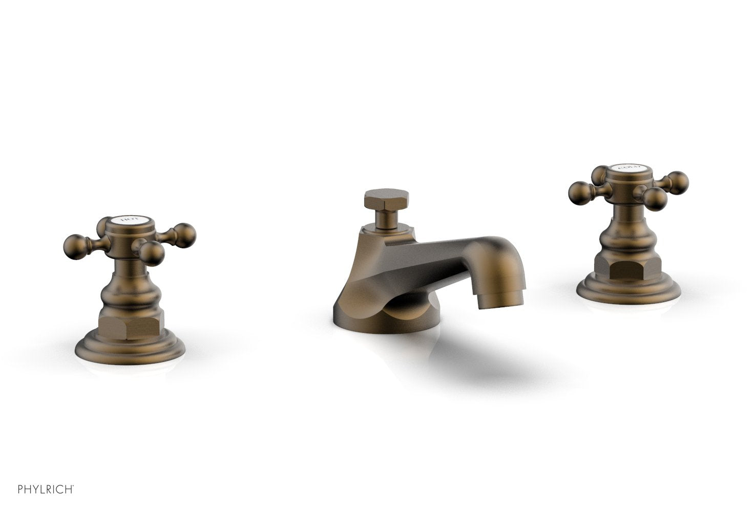 HEX TRADITIONAL Widespread Bathroom Faucet 500 01 - Perfect for Modern Vanities & Luxury Home Renovations