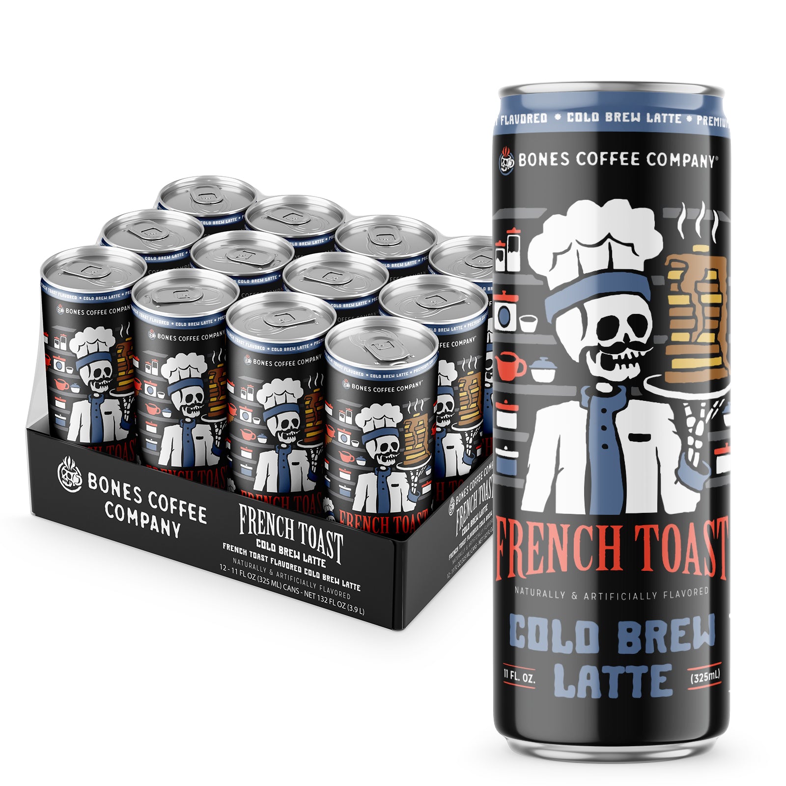 French Toast Cold Brew Latte - Sweet & Creamy Coffee Drink for Breakfast, Dessert & Relaxation | Perfect for Home, Office & Cafes