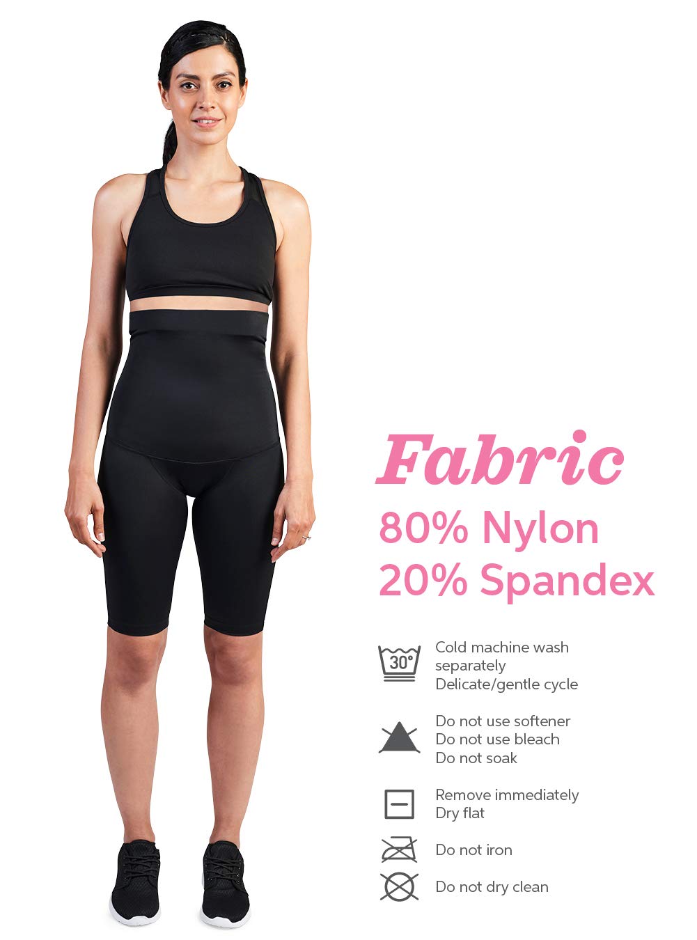 Postpartum Recovery Shorts for Women - High Waist Post Pregnancy Support & Belly Compression - Perfect for C-Section Recovery & Postpartum Workouts