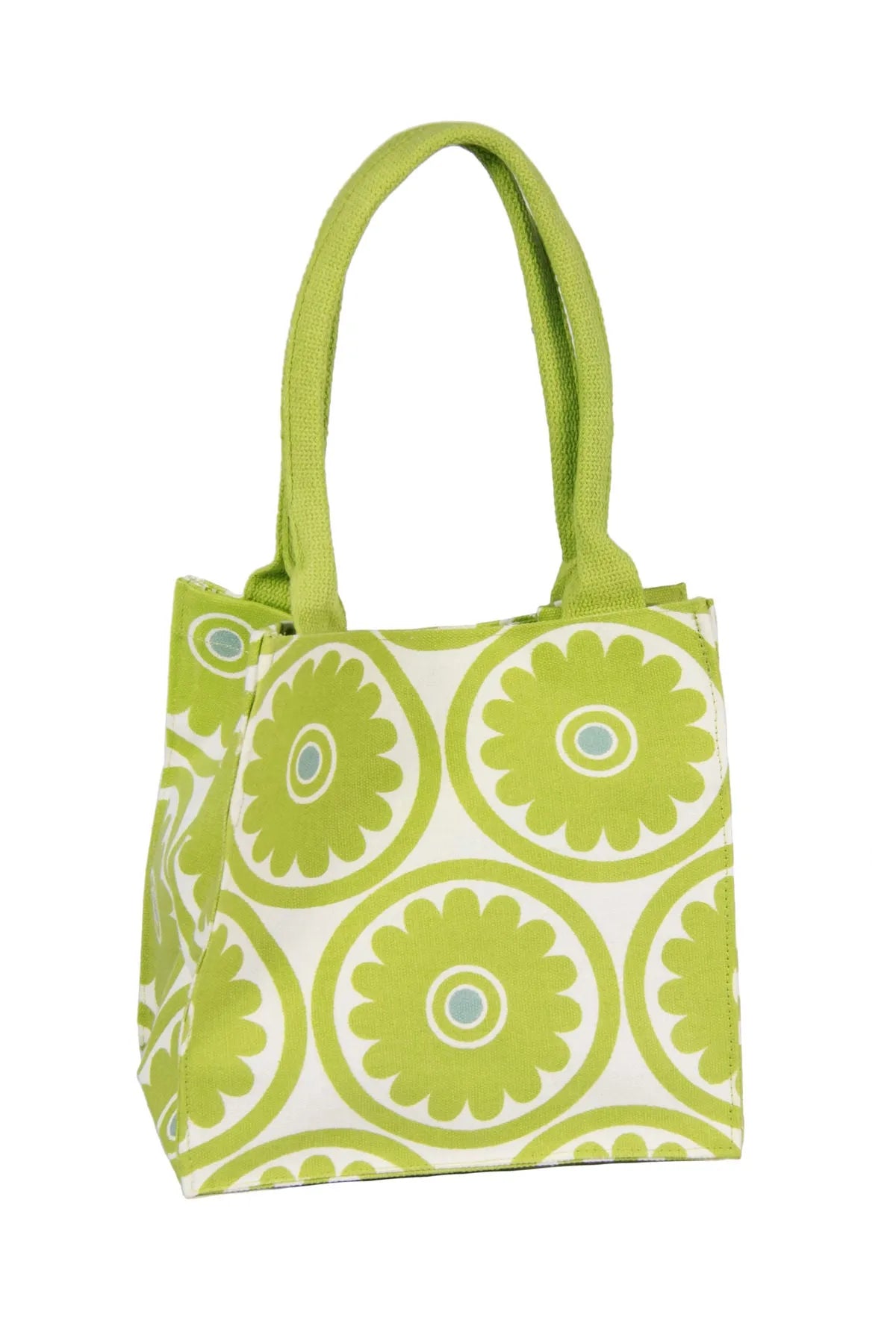 Insulated Flower Print Lunch Bag for Women & Kids - Reusable & Leak-Proof Food Container - Perfect for School, Work, Picnics & Outdoor Activities