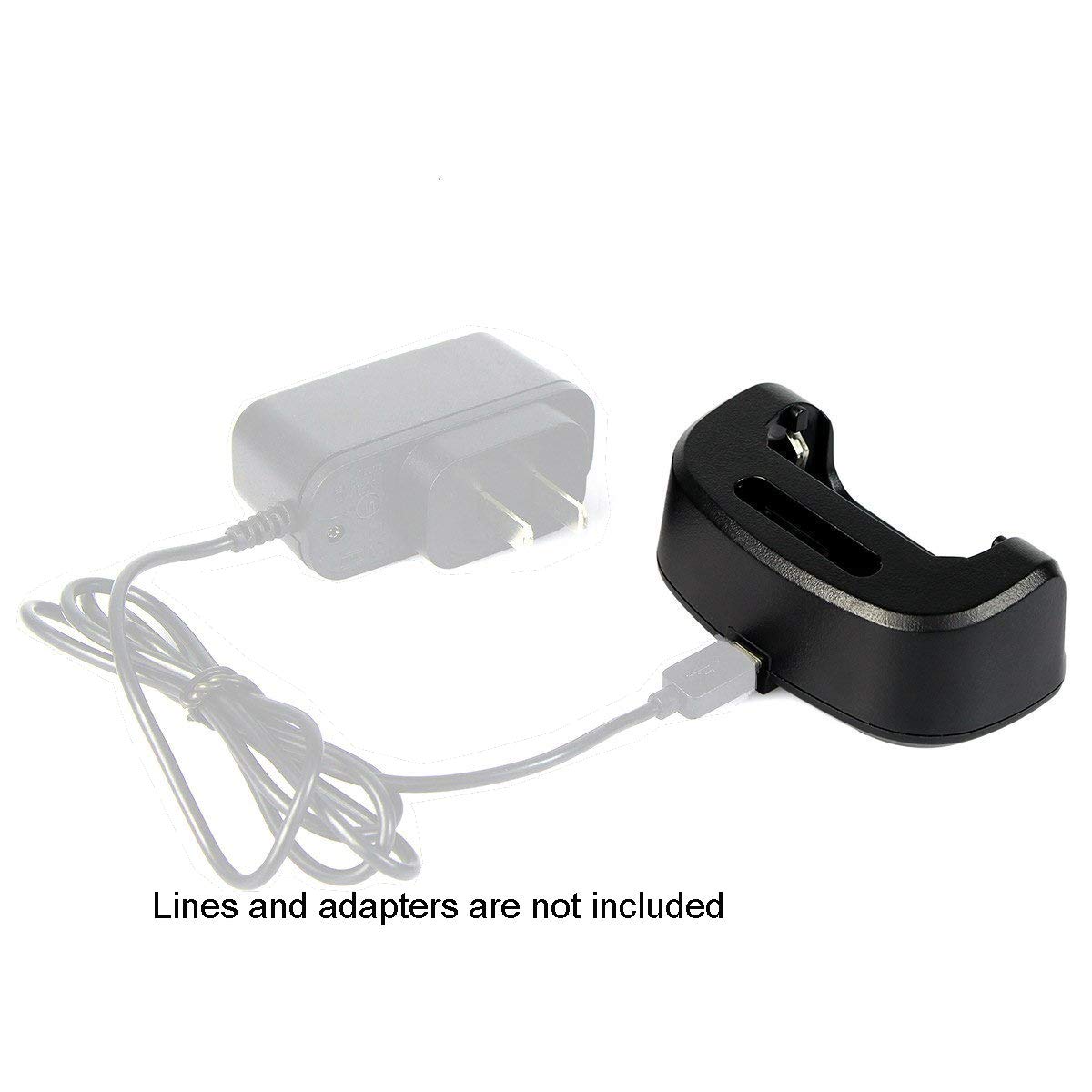 Original Retevis RT22 RT22S Walkie Talkie Charger - Compatible with RT22, RT22S, RB19, RB19P Two-Way Radios - Charging Base Station (1 Pack, Charging Cord Not Included) - Perfect for Outdoor Adventures, Construction Sites & Emergency Communication