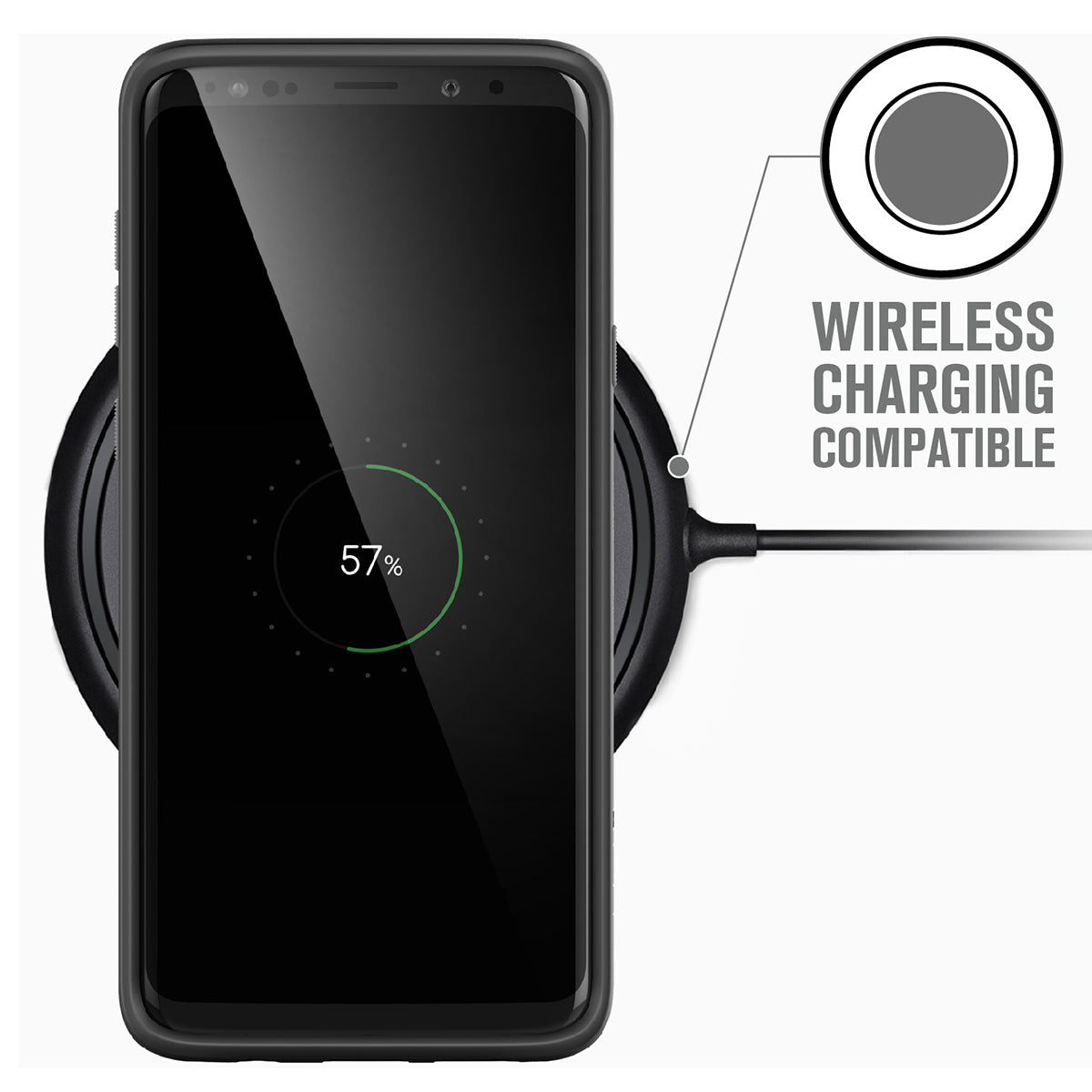 Samsung Galaxy S9 Shockproof Case - Heavy Duty Impact Protection Cover for Samsung Galaxy S9 - Perfect for Outdoor, Travel & Daily Use