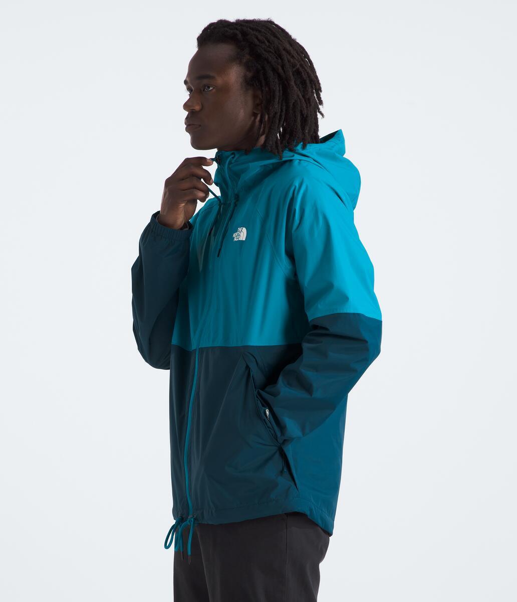 Antora Men's Rain Hoodie - Waterproof Windbreaker Jacket for Outdoor Hiking & Commuting | NF0A7QF3
