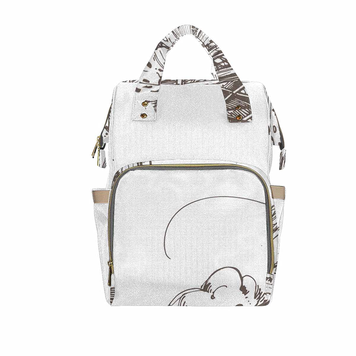 **InterestPrint Large Unisex Diaper Bag Backpack - Multifunctional Travel Backpack for Moms & Dads, Farmhouse Illustration Design - Perfect for Baby Care, Travel & Daily Use**