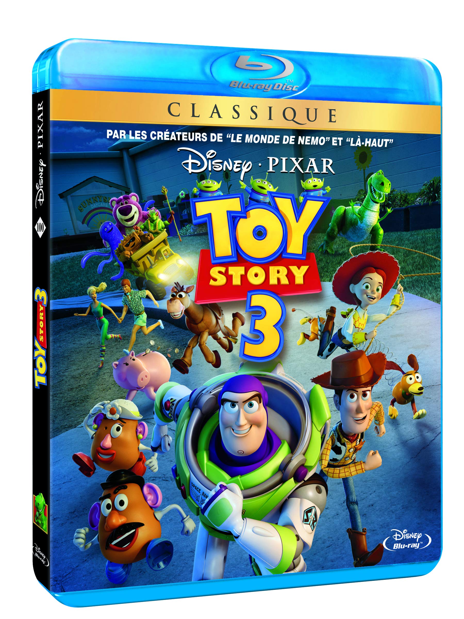 Toy Story 3 Blu-ray Disc - Disney Pixar Animated Movie for Kids & Families - Perfect for Movie Nights, Birthday Gifts & Disney Collectors