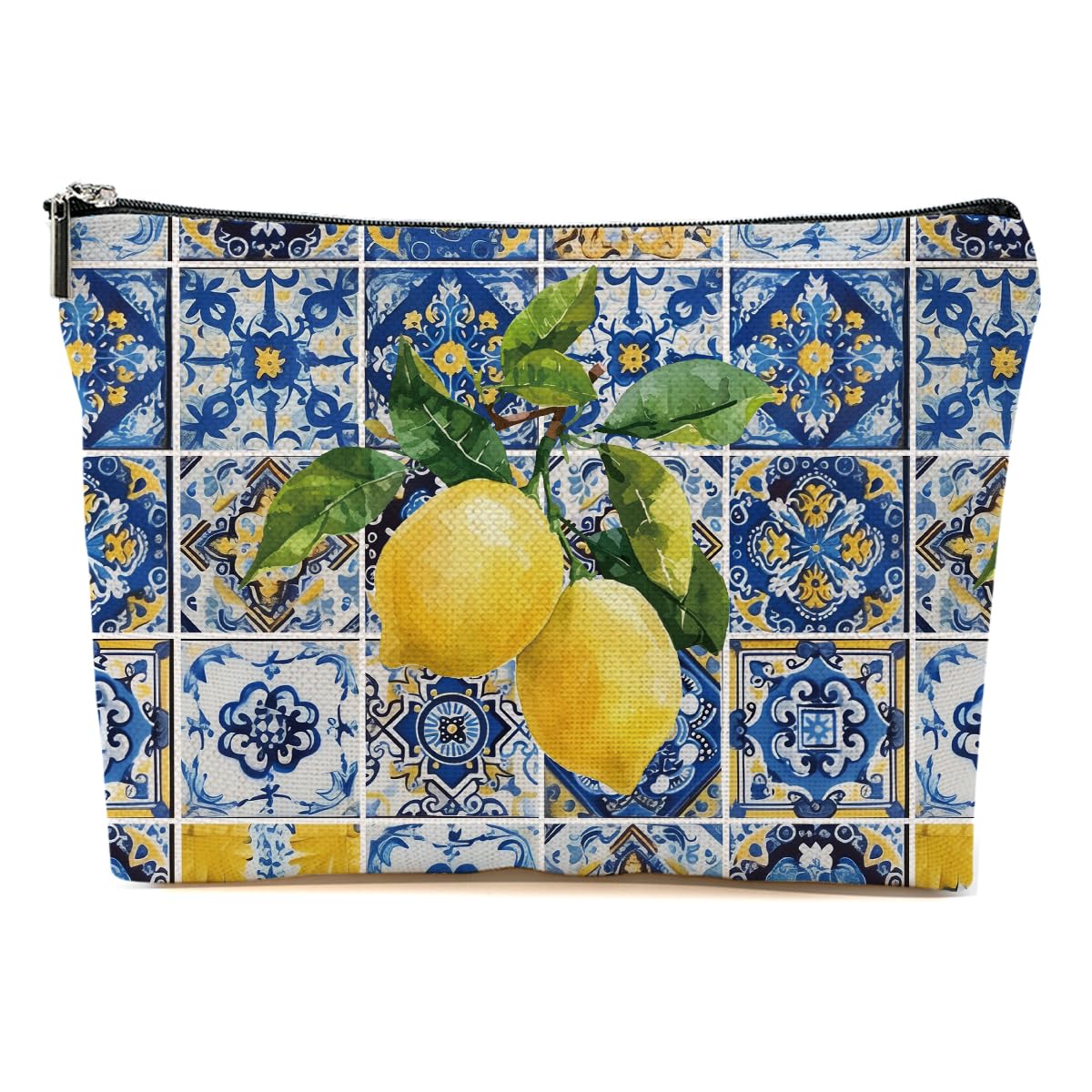 Italian Lemon Travel Makeup Bag - Gifts for Women, Travel Essentials