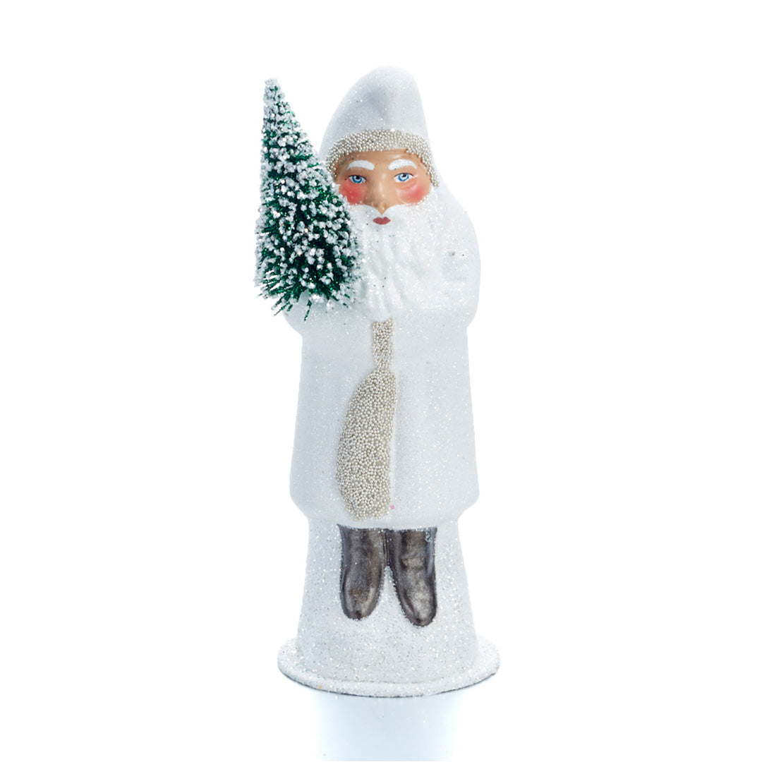 Snowy Day Santa 7.5H Christmas Decoration - Perfect for Holiday Home Decor, Office Party & Festive Gift Giving