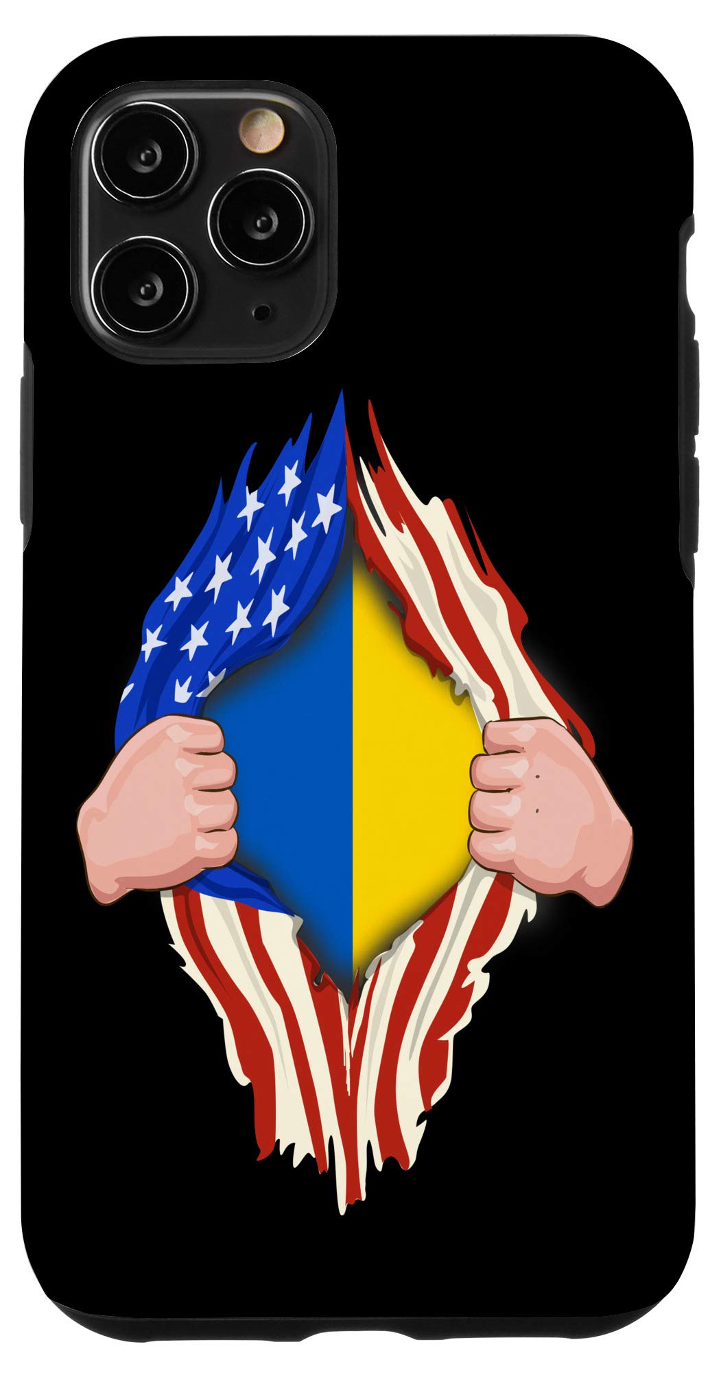 iPhone 11 Pro Case with Ukraine Flag - Patriotic Protective Cover for Travel & Daily Use