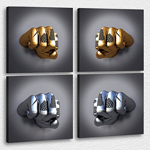 4 Piece 3d Canvas Print-24