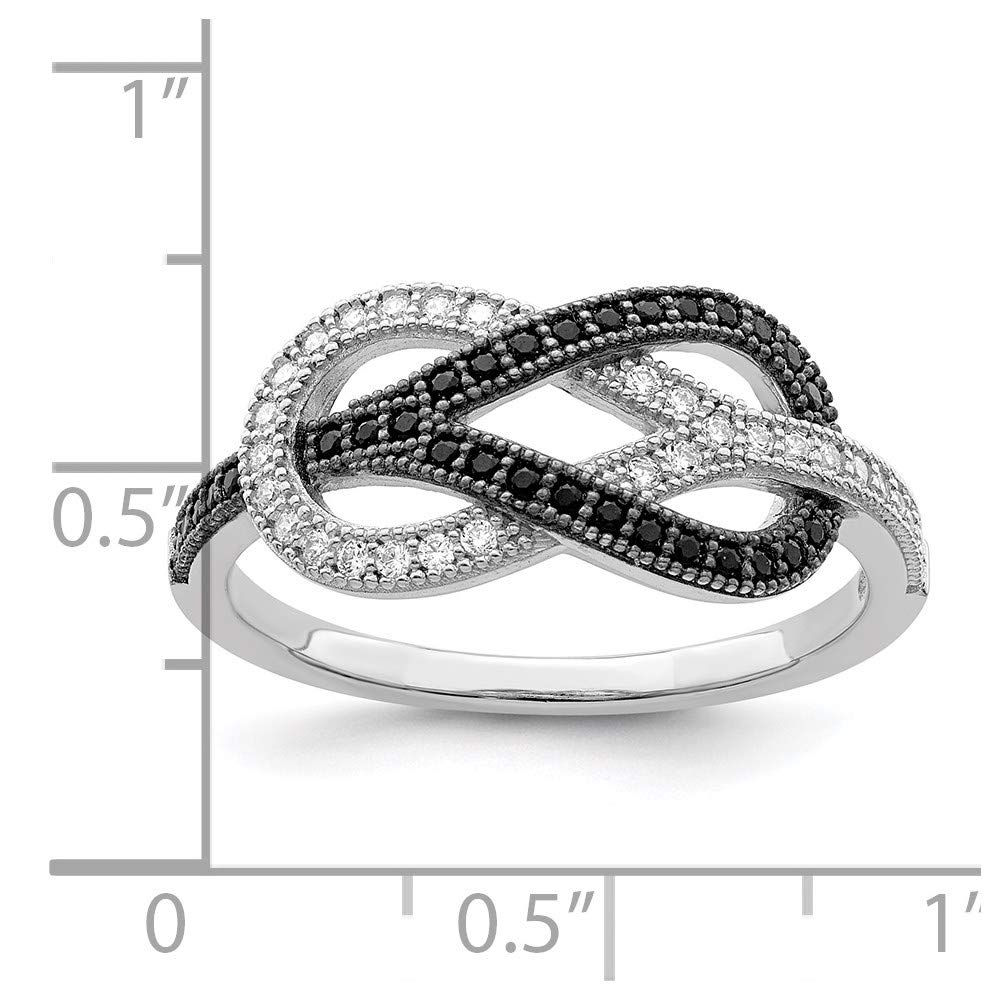 925 Sterling Silver Cubic Zirconia Brilliant Embers Ring - Dainty Stackable Wedding Band for Women | Elegant Fine Jewelry Gift for Her | Perfect for Anniversaries, Engagements & Special Occasions