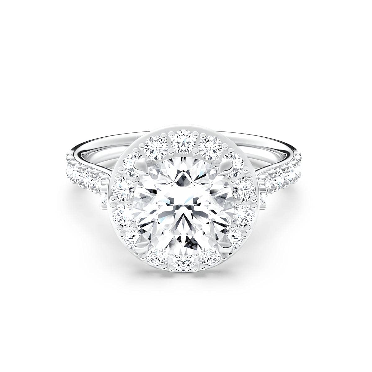 Stunning Moissanite Engagement Rings for Women - 10K, 14K, 18K Gold & Platinum Plated Silver - 3 Elegant Styles | Perfect for Proposals, Anniversaries & Special Occasions