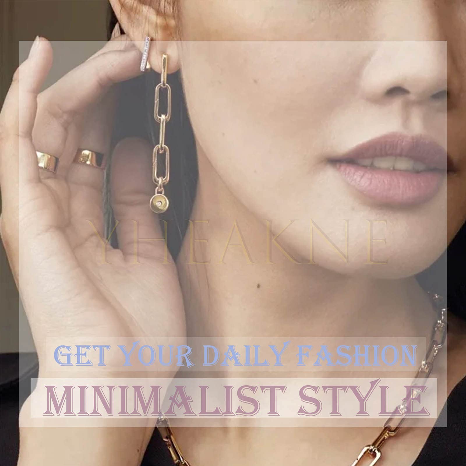 Boho Lock Hoop Earrings for Women - Gold Safety Pin Huggie Earrings with Personalized Padlock Charm | Trendy Jewelry Gift for Girls & Teens | Perfect for Parties, Date Nights & Everyday Wear