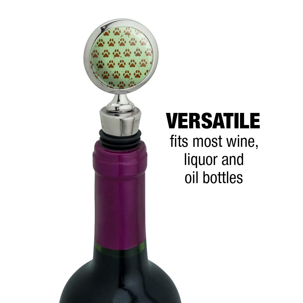 Premium Dog Paw Print Wine Bottle Stopper - Cute & Functional Pet Lover Gift for Wine Enthusiasts - Perfect for Parties, Gifts & Home Decor