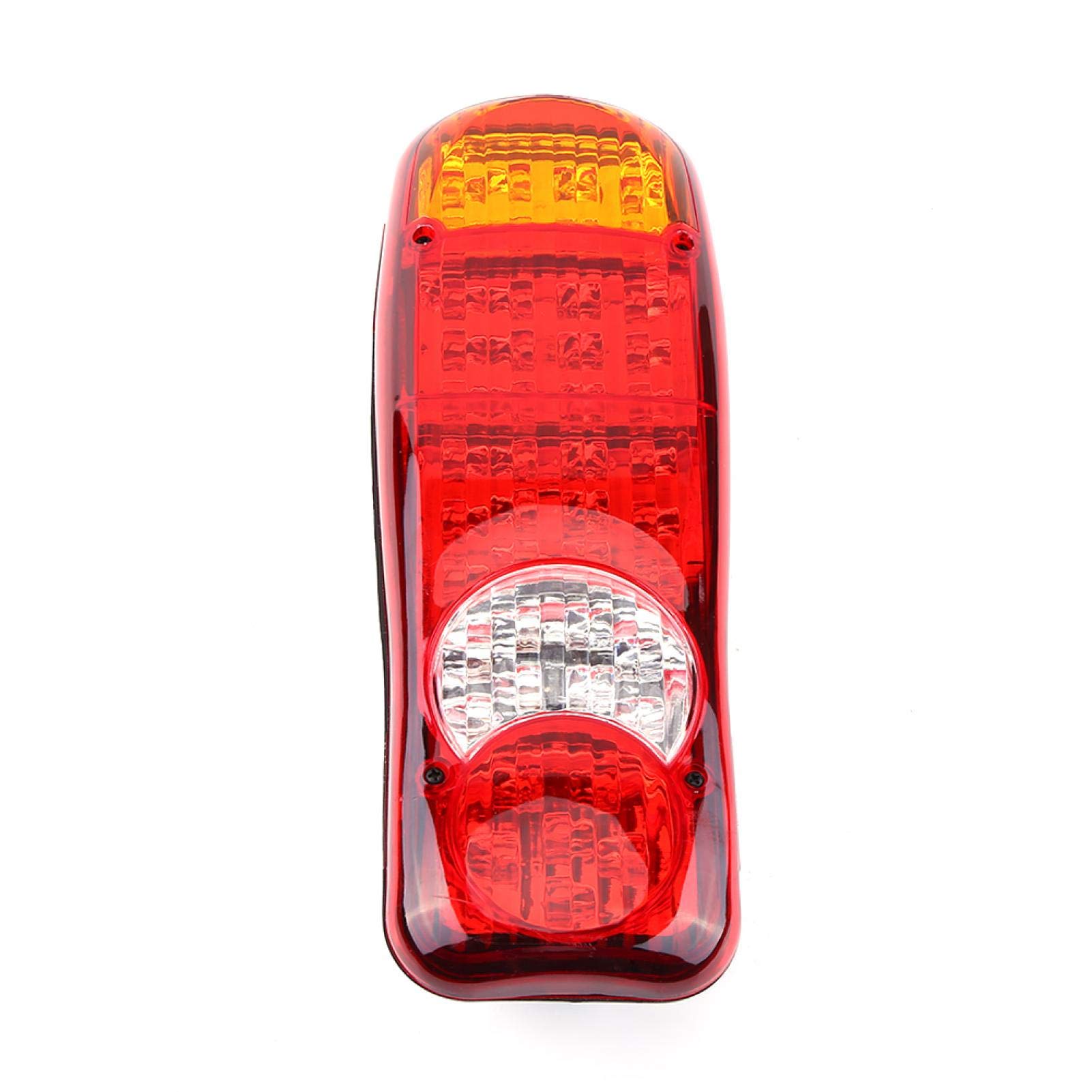 LED Tail Lights 2 Pcs - 12V 46 LEDs Rear Brake Lamp Stop Turn Indicator Light for Car Truck Van SUV - Perfect for Trailers, Lorries, Caravans & Heavy-Duty Vehicles