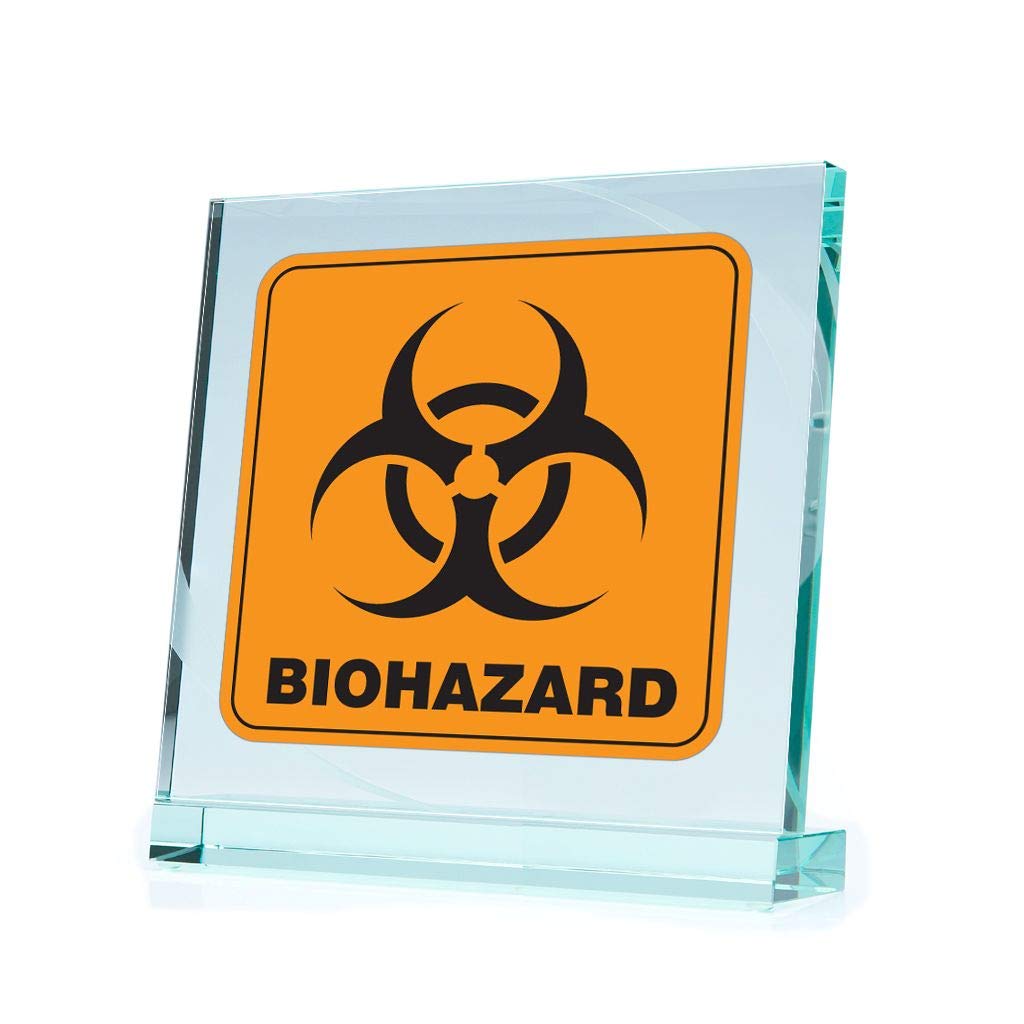 Biohazard Decal Sticker - Waterproof Vinyl for Cars, Laptops, Tablets (12x12 Inches) - Perfect for Racing Vehicles, Gaming Setups & DIY Decor