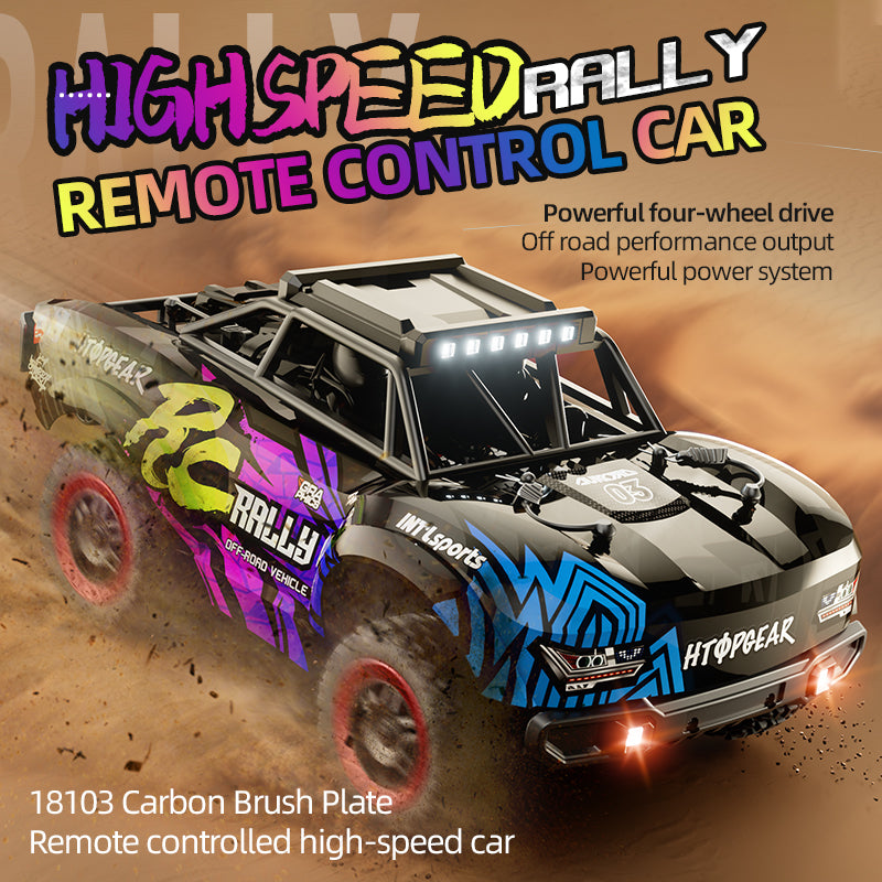 SCY 1/18 Scale Full Proportional RC 4WD Monster Truck - High Speed Remote Control Car for Kids & Adults, All Terrain Off-Road Vehicle with LED Lights - Perfect for Backyard Racing, Indoor Crawling & Outdoor Adventure Play