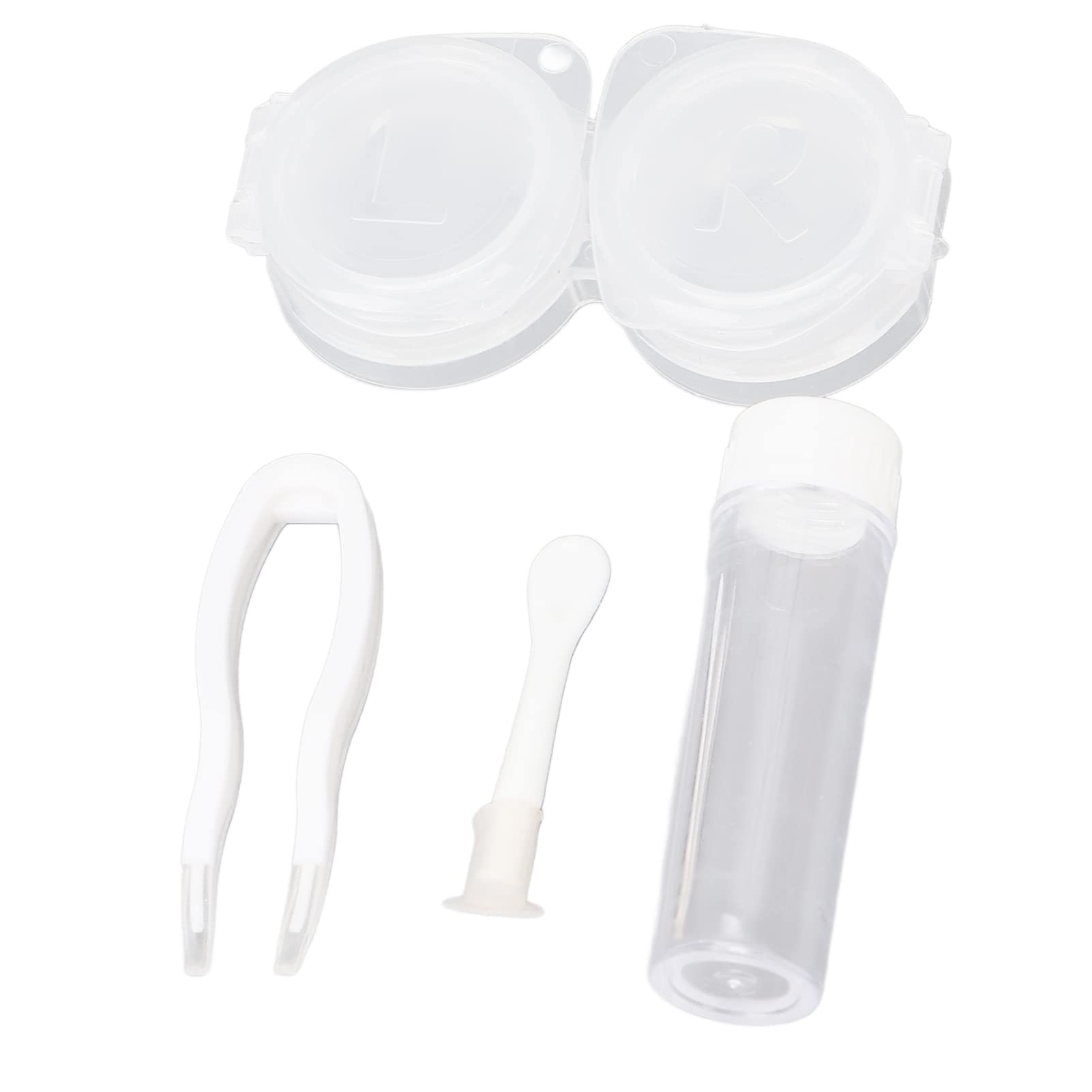 Portable Contact Lens Travel Kit with Tweezer - Reusable, Hygienic Lens Case for Safe Storage | Perfect for Travel, Gym & Daily Use