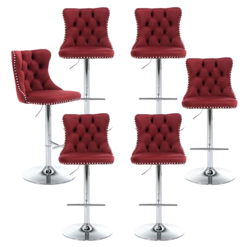 Wine Red-silver Leg