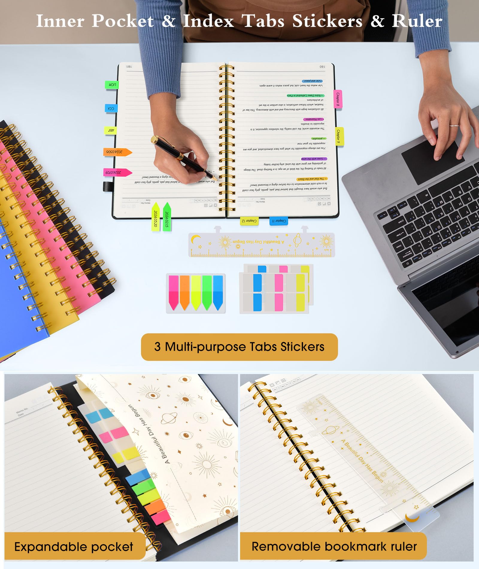 Premium A5 Spiral Notebook - 5.8