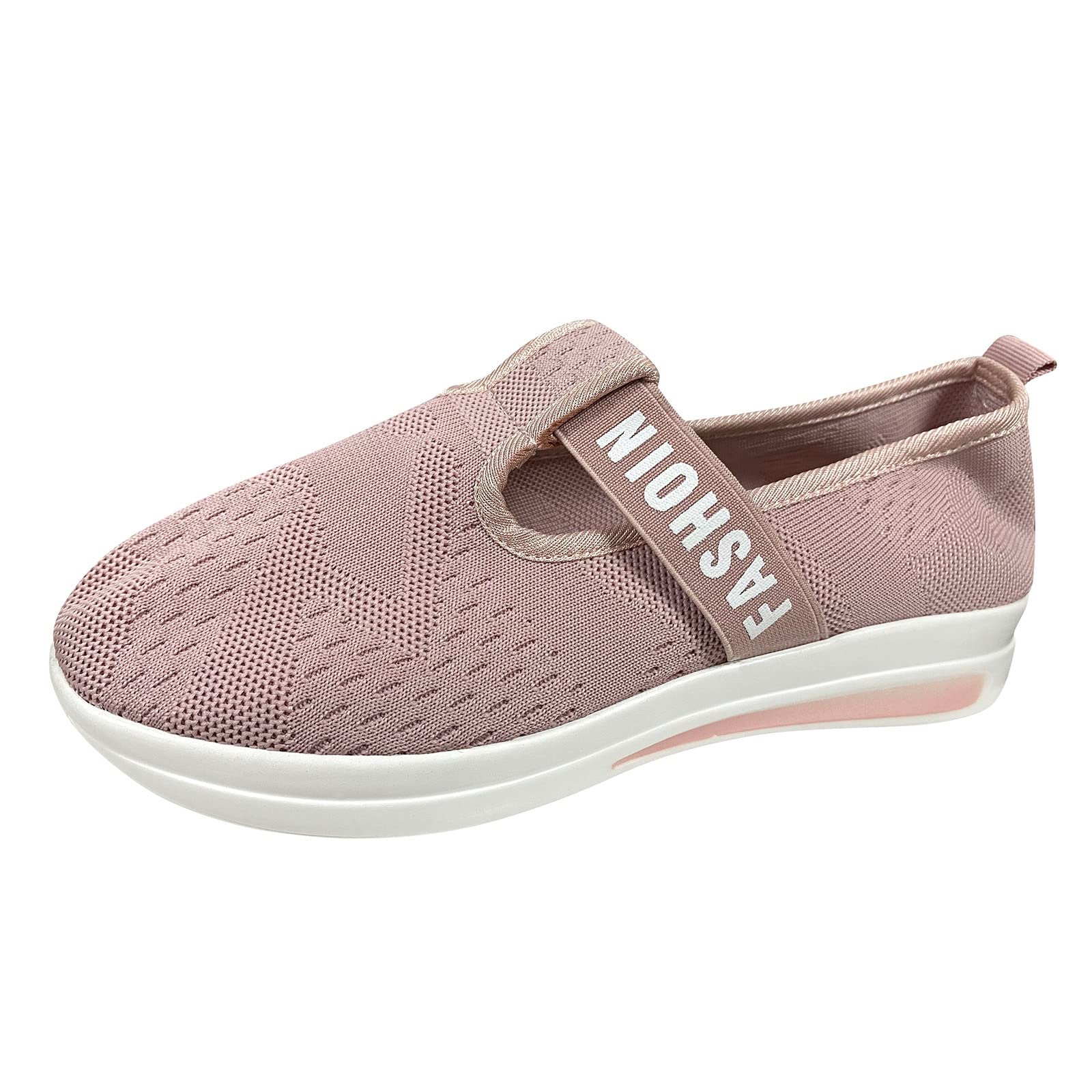 Jianglianga Women's Running Shoes - Breathable Platform Sneakers with Lace-Up Design, Round Toe Casual Canvas Shoes for Walking, Jogging & Everyday Wear