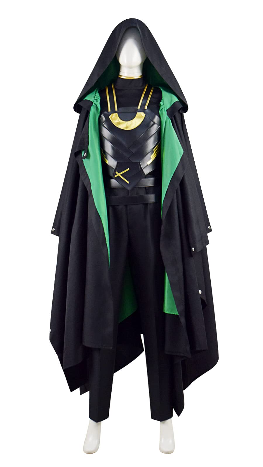 Loki Cosplay Costume for Women - Sylvie Inspired Halloween Outfit with Cape & Horns | Perfect for Cosplay, Halloween Parties, and Comic Conventions