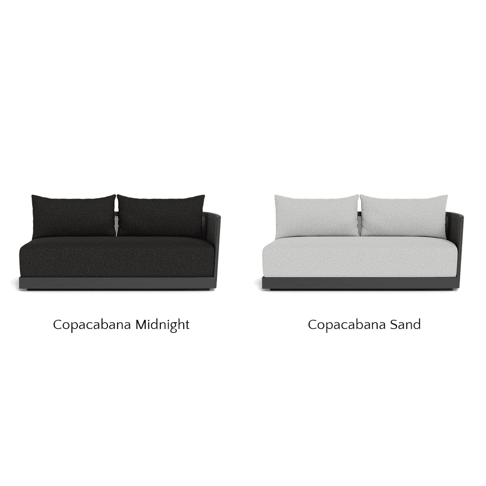 Antigua Outdoor 2-Seat Right-Arm Sectional Sofa - Patio Furniture for Backyard, Poolside & Garden Relaxation