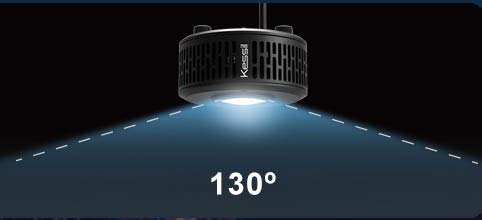 Kessil A360X Tuna Blue LED Aquarium Light with Controller & Adjustable Gooseneck - Perfect for Saltwater Coral Reef Tanks, Marine Fish Tanks, and Aquatic Plant Growth