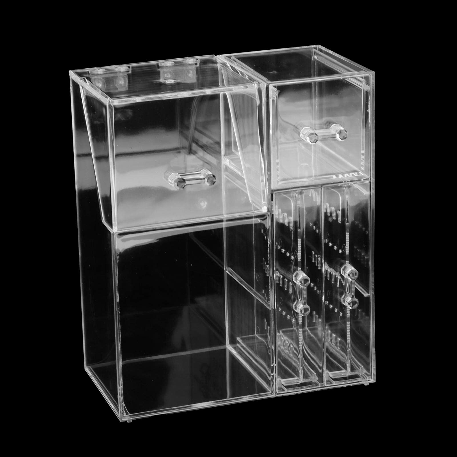 UBERSWEET® Waterproof Acrylic Makeup Brush Holder - Cosmetic Organizer for Brushes, Eyeliners & Beauty Tools - Perfect for Vanity, Bathroom & Travel Storage