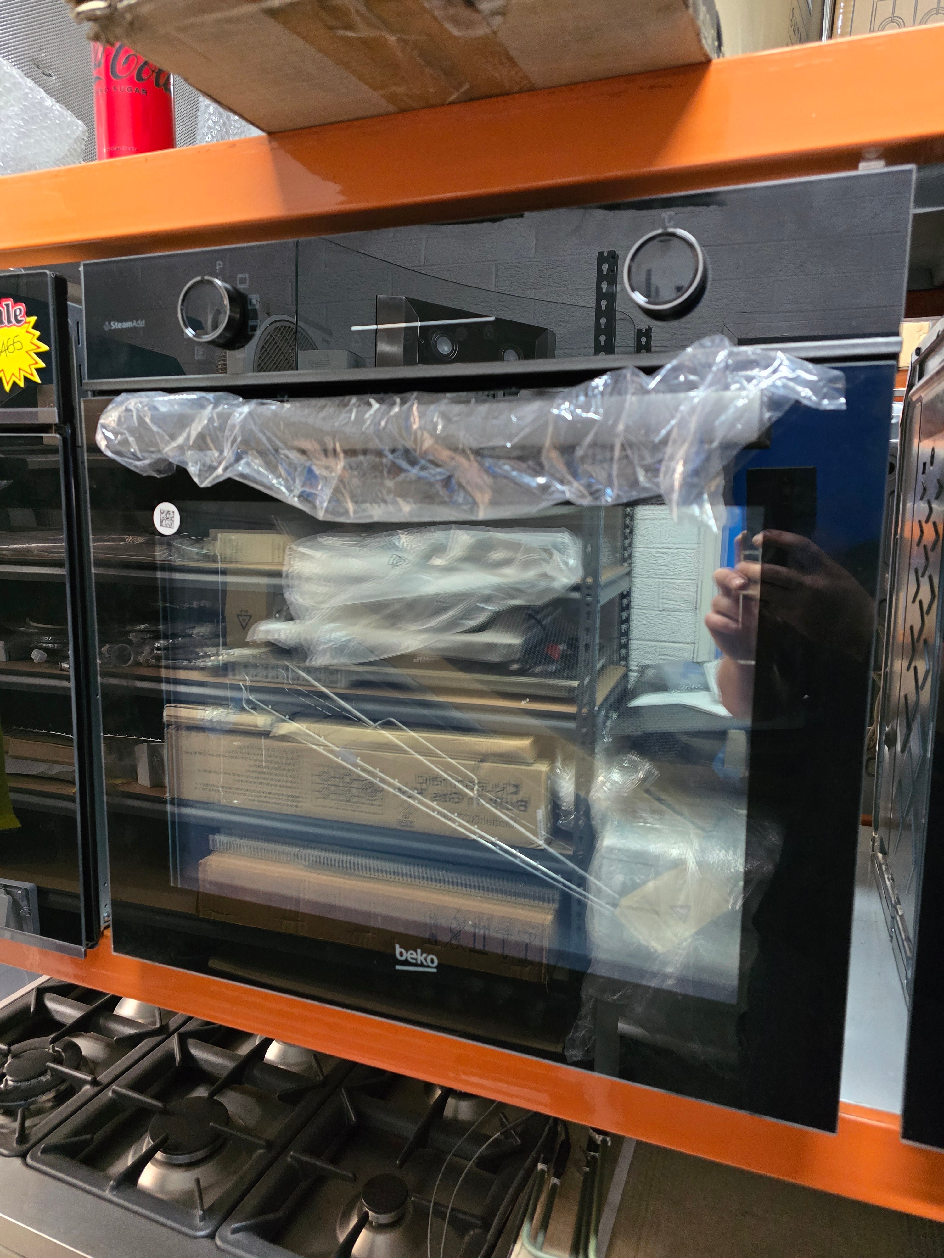 Beko 60cm Pyrolytic Multifunction Oven with Steam, Air Fry & Self-Cleaning - BBO6851PDX | European Made Factory Second | Perfect for Baking, Roasting & Healthy Cooking