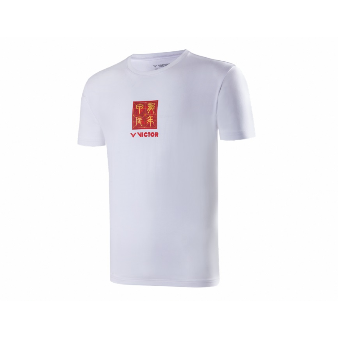 Victor T 401CNY Unisex T-Shirt - Comfortable Cotton Casual Tee for Men & Women - Perfect for Everyday Wear, Gym, and Outings