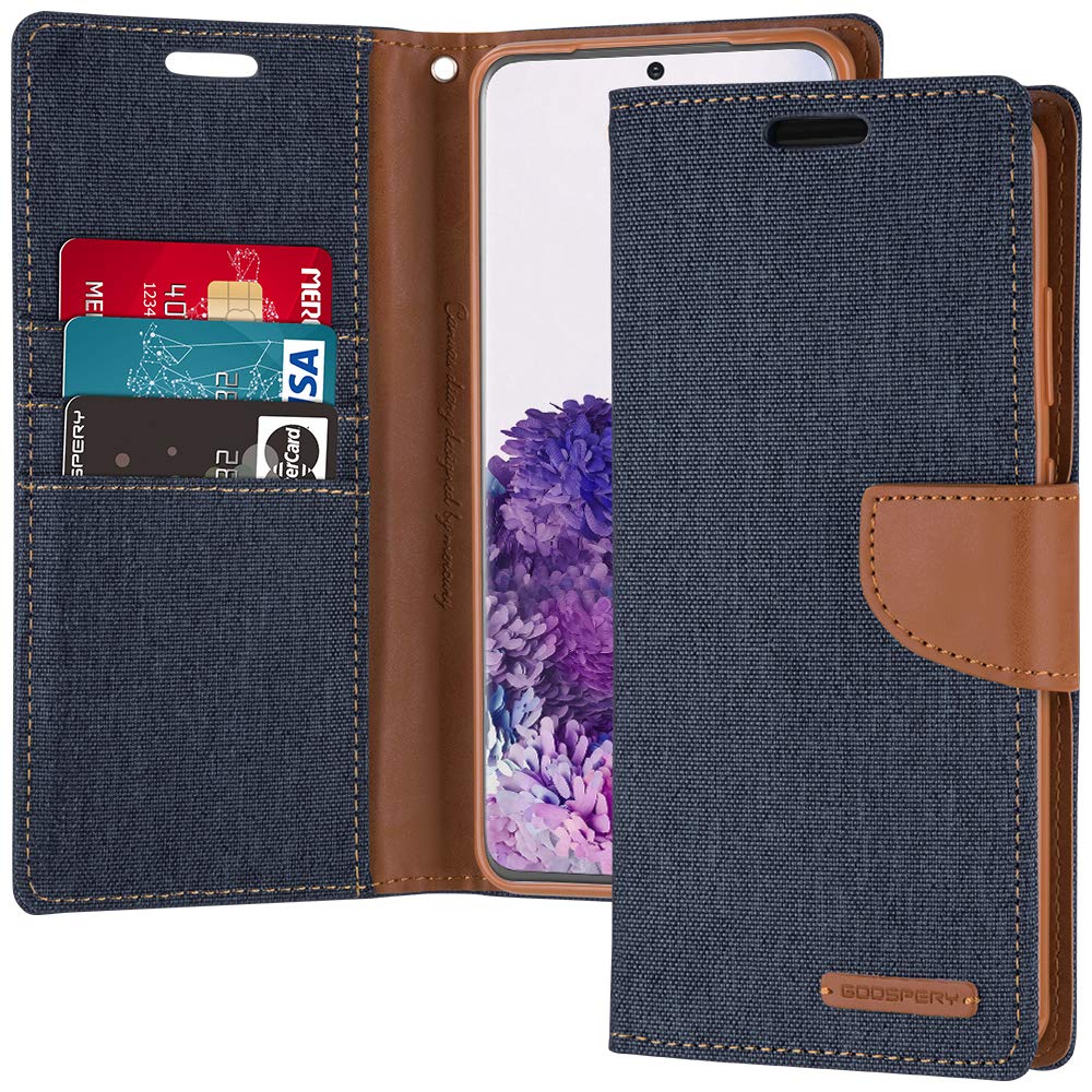 Goospery Canvas Wallet Case for Samsung Galaxy S20 Plus 6.7