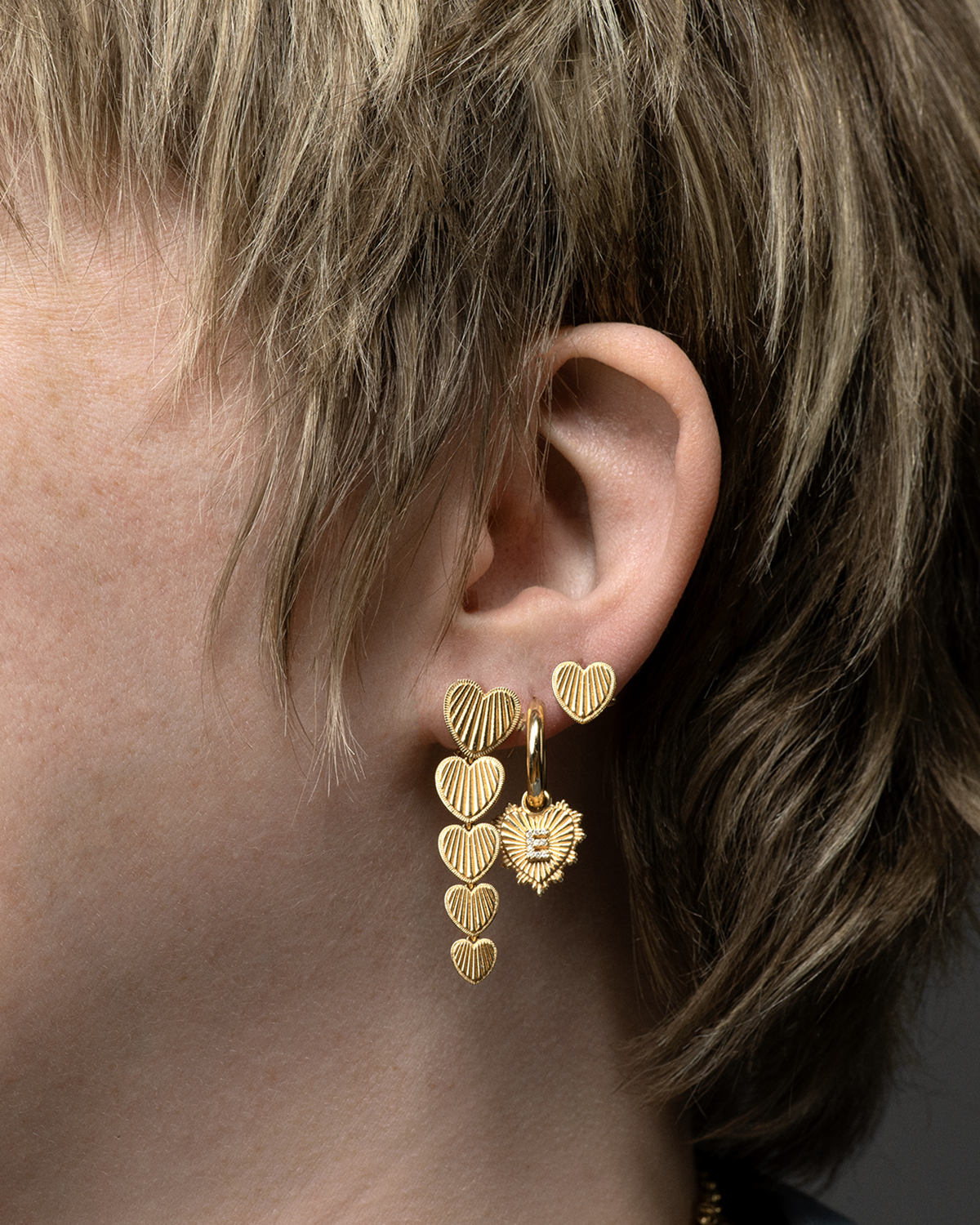 Mini Heart Ear Studs - Dainty Gold/Silver Heart Stud Earrings for Women, Girls | Perfect for Valentine's Day, Anniversary Gifts & Everyday Wear