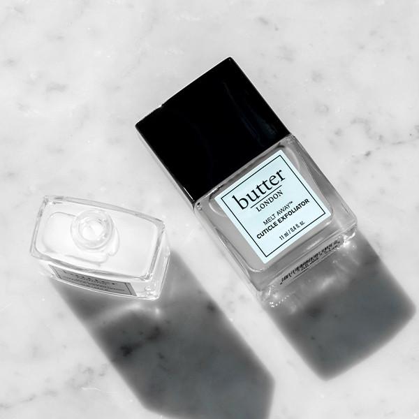 Butter London Melt Away Cuticle Exfoliator - Nourishing Cuticle Remover for Soft Hands | Perfect for Manicures & At-Home Nail Care