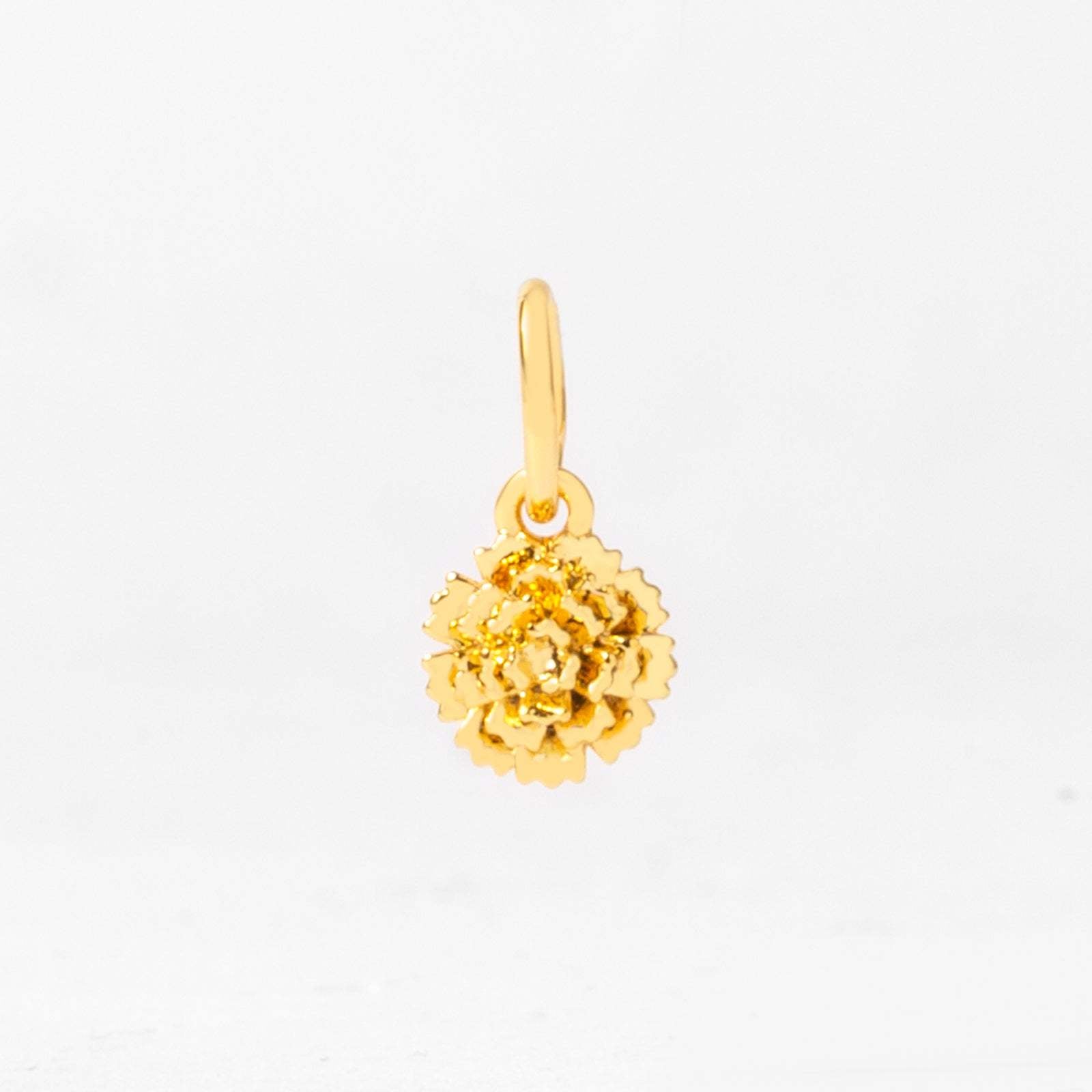 18k Gold Birth Flower Charm & Pendant Necklace - Personalized Floral Jewelry Gift for Women - Perfect for Birthdays, Anniversaries & Special Occasions
