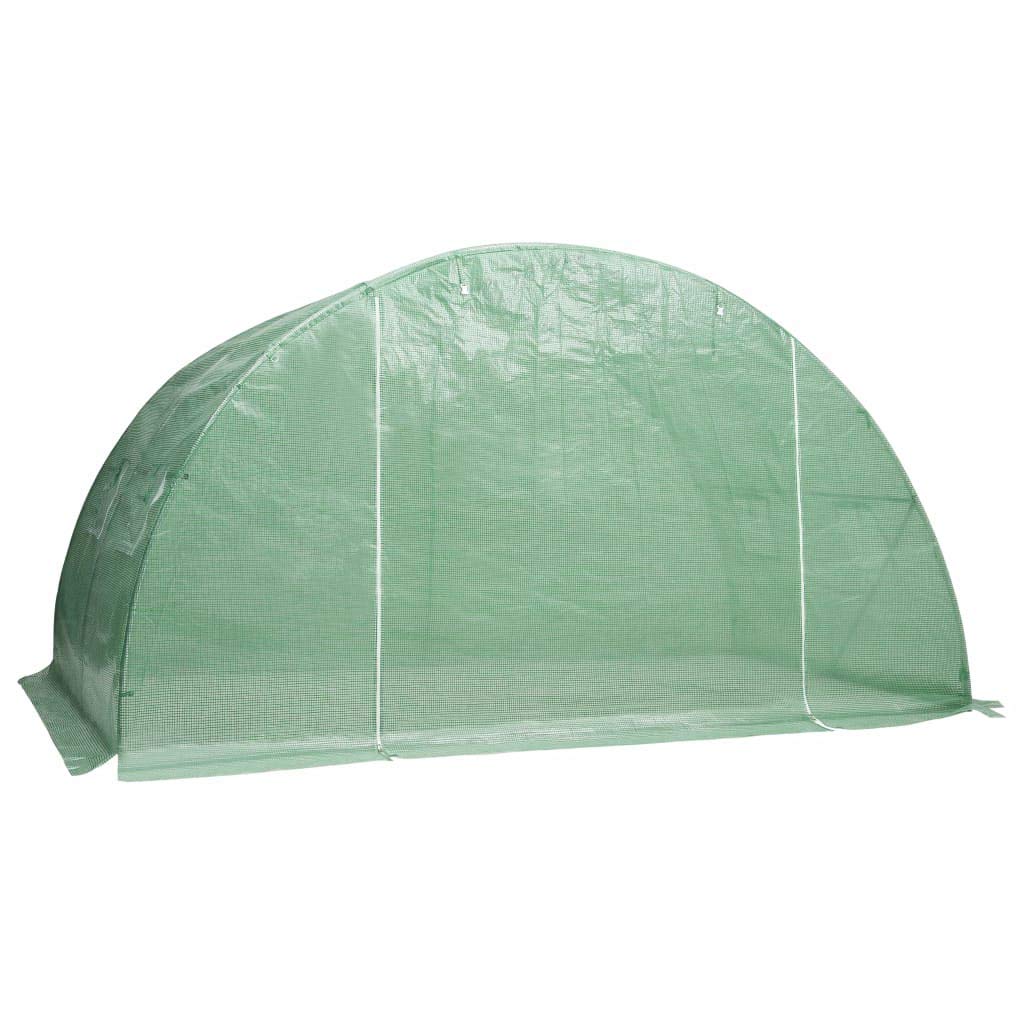 Premium Walk-in Greenhouse Tent for Outdoor Gardening - 86.1 ft² (6.6'x13.1'x6.6') with Roll-Up Entry Doors & Side Windows - Ideal for Plant Protection, Seed Starting & Year-Round Gardening - Fast Priority Delivery
