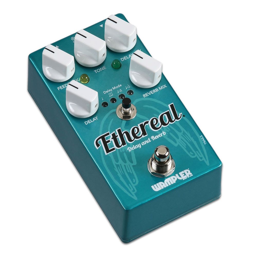 Wampler Ethereal Delay and Reverb Guitar Effects Pedal - Ambient Soundscapes & Dreamy Tones for Studio & Live Performances