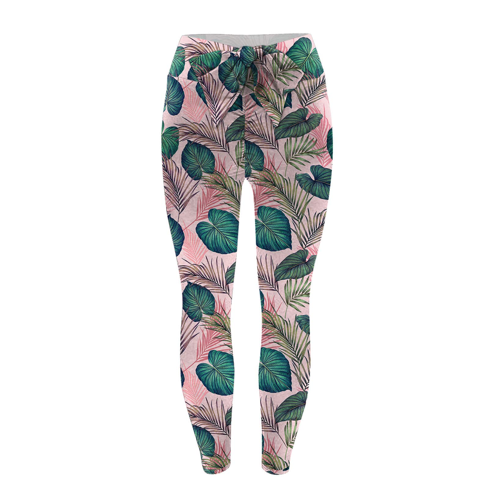 VEFSU Women's High Waist Printed Yoga Pants - Stretchy Workout Leggings for Fitness, Running & Gym - Comfortable Athletic Trousers for Women