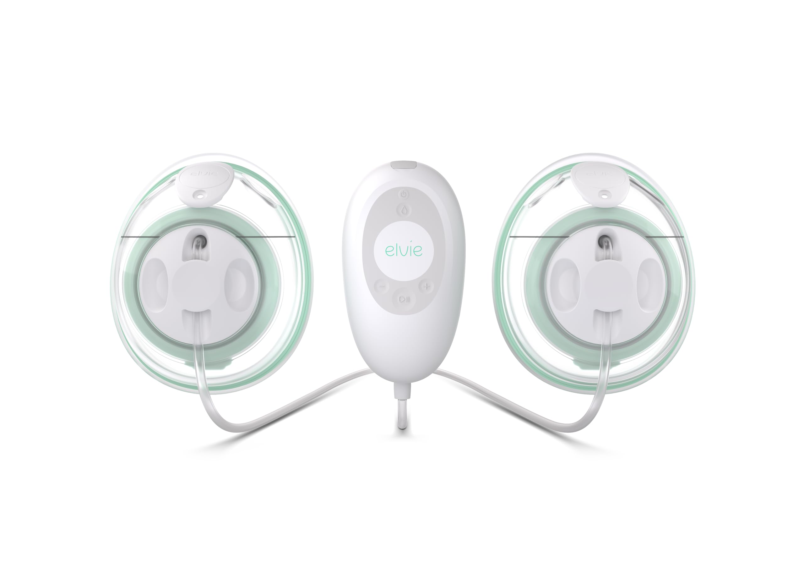 Elvie Stride Double Electric Breast Pump - Hands-Free Wearable Breast Pump for Nursing Moms - Perfect for Work, Travel & On-the-Go Pumping - Essential Newborn Care Item