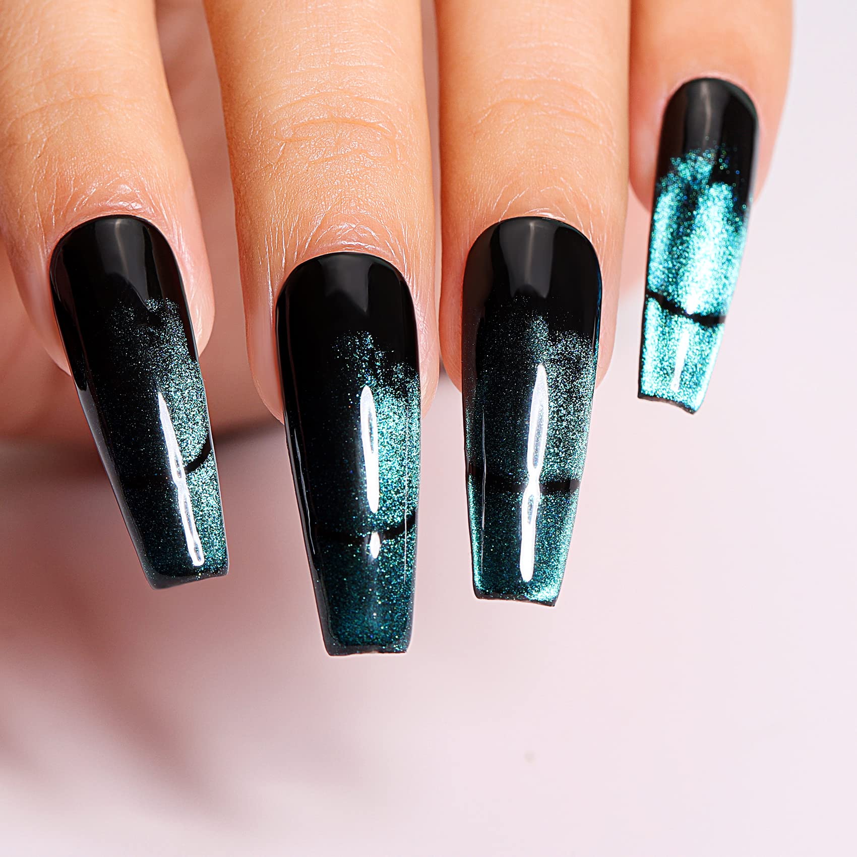 AIMEILI Cat Eye Gel Nail Polish Set - 6 Colors (10ml Each) HEMA-Free, Soak Off, UV/LED Cured for Long Lasting Manicure - Perfect for Nail Art, Salon & Home Use
