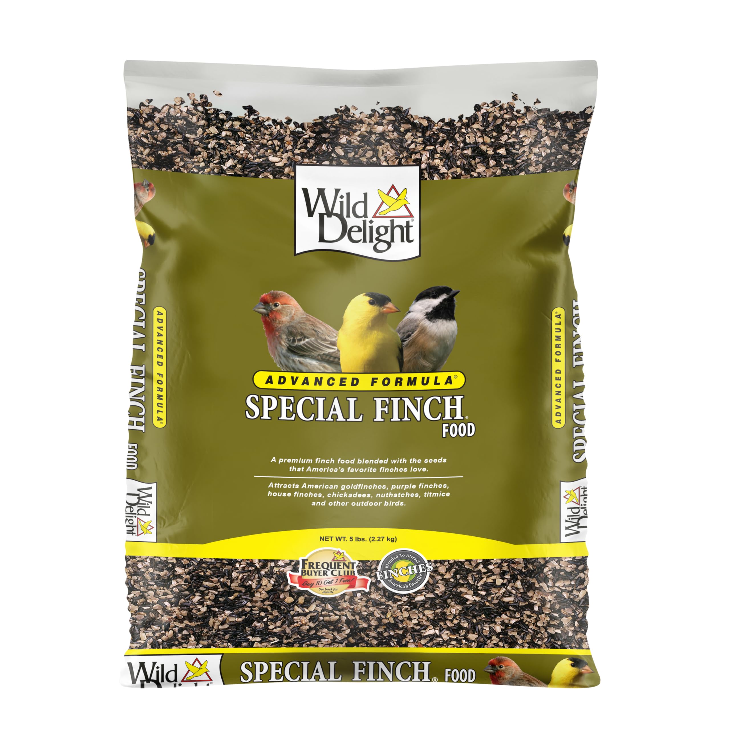 Wild Delight Special Finch Food - Premium 5 lb Bag for Wild Birds | Nutritious Bird Seed for Finch Feeders & Backyard Bird Watching