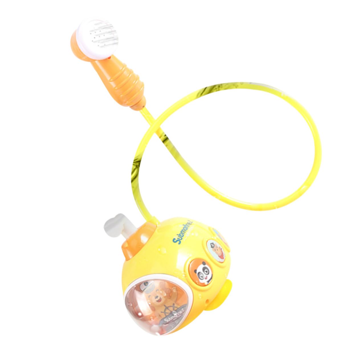 FAVOMOTO 4pcs Kids Bath Toys - Animal Shower Toys for Toddlers, Water Play Toys for Baby Bath Time, Durable Plastic Yellow Bathtub Toys for Children - Fun Learning Toys for Sensory Play & Early Development