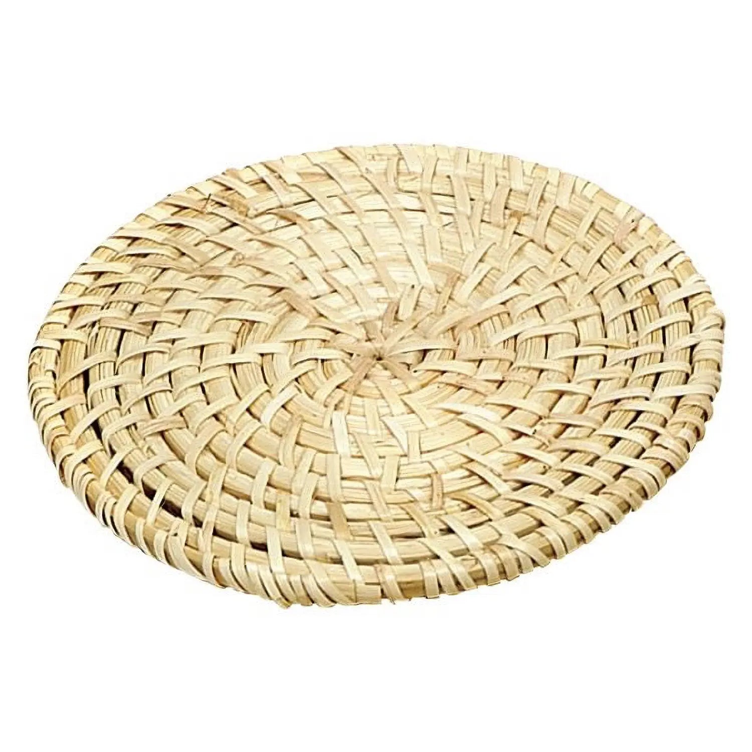 Natural Rattan Pot Mat - Eco-Friendly Coaster for Plant Pots, Trays, and Home Decor | Perfect for Indoor and Outdoor Use in Living Room, Patio, or Garden